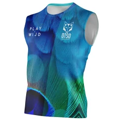 OTSO Men's tank Padel shirt - Blue Birds