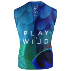 OTSO Men's tank Padel shirt - Blue Birds