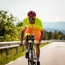 OTSO Men's triathlon suit - Fluo Yellow & Fluo Orange (Outlet)
