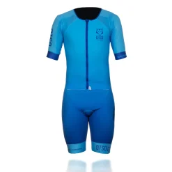 OTSO Men's triathlon suit - Light Blue & Electric Blue (Outlet)