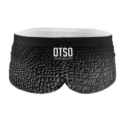 OTSO Men's Trunk Swimsuit Black Snake