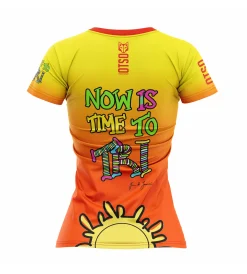 Women OTSO Camiseta Técnica Running Hombre Manga Corta - Auroras Boreales