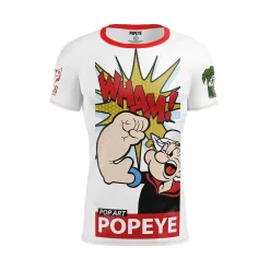 OTSO Camiseta Técnica Running Hombre Manga Corta - Blue Camo