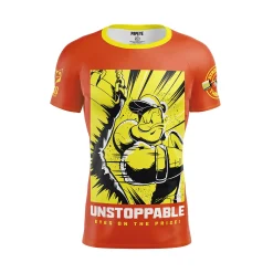 OTSO Camiseta Técnica Running Hombre Manga Corta - Blue Camo