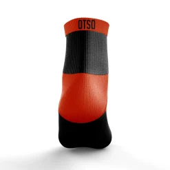OTSO Low Running Socks - Black and Orange