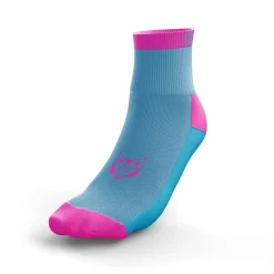 OTSO Low Running Socks - Blue and Pink