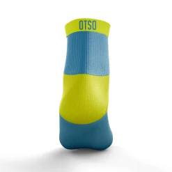OTSO Low Running Socks - Blue and Yellow