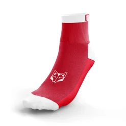 OTSO Low Running Socks - Red and White