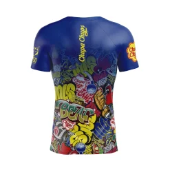 OTSO Men's Short Sleeve Running Technical T-Shirt Chupa Chups Graffiti