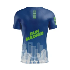 OTSO Men's Short Sleeve Technical Running Shirt - Run Madrid Tio Pepe