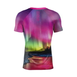 OTSO Men's Short Sleeve Technical Running T-shirt - Northern Lights