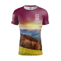 OTSO Men's Short Sleeve Technical Running Shirt - Autumn