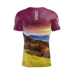OTSO Men's Short Sleeve Technical Running Shirt - Autumn