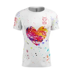 OTSO Men's Short Sleeve Technical Running T-shirt - Be Smart and Protect your Heart