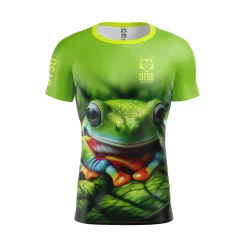 OTSO Men's Short Sleeve Technical Running T-shirt - Frog