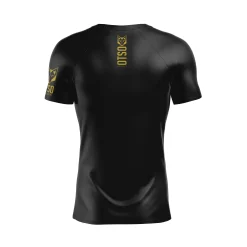 OTSO Men's Short Sleeve Technical Running Shirt - Leopard