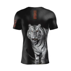 OTSO Men's Short Sleeve Technical Running Shirt - Tiger