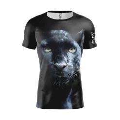 OTSO Men's Short Sleeve Technical Running Shirt - Panther