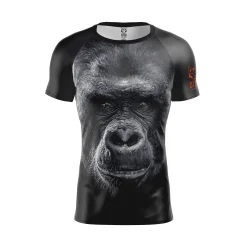 OTSO Men's Short Sleeve Technical Running Shirt - Gorilla