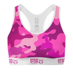 OTSO Sports top - Camo Pink