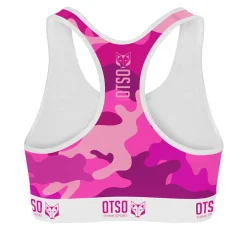 OTSO Sports top - Camo Pink