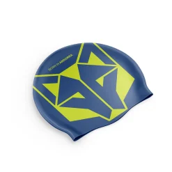 OTSO Swimming Cap Electric Blue & Fluo Yellow