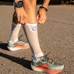 OTSO UltraLight Socks - Pure White & Silver Grey