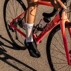OTSO UltraLight Socks - Pure White & Silver Grey
