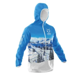 OTSO Unisex Running Jacket - Snow Forest