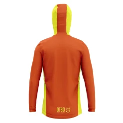 OTSO Unisex Sport Hoodie Fluo Orange Fluo Yellow