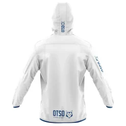 OTSO Unisex Waterproof Windbreaker White Royal Blue