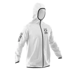 OTSO Unisex Waterproof Windbreaker White Black
