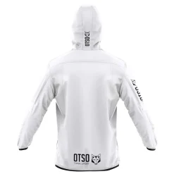 OTSO Unisex Waterproof Windbreaker White Black