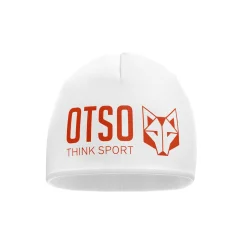 OTSO White & Fluo Orange Beanie