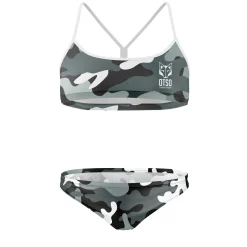 OTSO Women's Bikini Camo Gray -