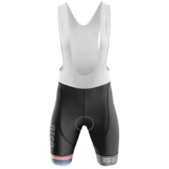 Women OTSO WOMEN'S CYCLING BIB SHORT STRIPES SILVER GRAY