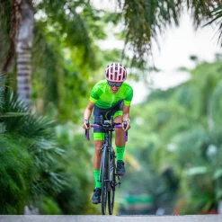 Women OTSO Women's cycling shorts - Fluo Green (Outlet)