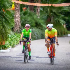 Women OTSO Women's cycling shorts - Fluo Orange (Outlet)