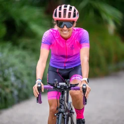 Women OTSO Women's cycling shorts - Fluo Pink (Outlet)