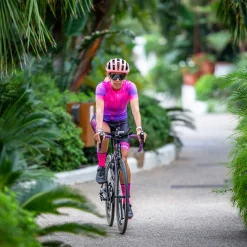 Women OTSO Women's cycling shorts - Fluo Pink (Outlet)