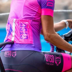 Women OTSO Women's cycling shorts - Fluo Pink (Outlet)