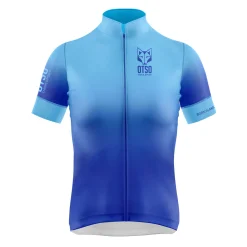 Women OTSO Women's short sleeve cycling jersey - Fluo Blue (Outlet)