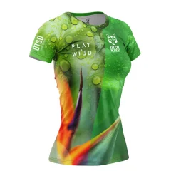 Women OTSO Women's Short Sleeve Padel T-shirt Paradise