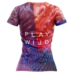 Women OTSO Women's short sleeve padel t-shirt - Coral