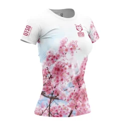 Women OTSO Women's Short Sleeve Shirt Almond Blossom -