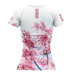 Women OTSO Women's Short Sleeve Shirt Almond Blossom -