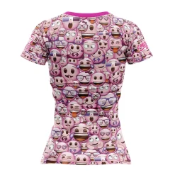 Women OTSO Women's short sleeve shirt - Emoji Classic Pink