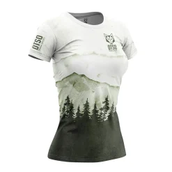 Women OTSO Women's Short Sleeve Shirt Green Forest -