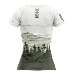 Women OTSO Women's Short Sleeve Shirt Green Forest -