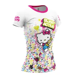 Women OTSO Women's Short Sleeve Shirt Hello Kitty Sweet -